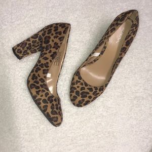 Merona Chunky Cheetah Print Heels